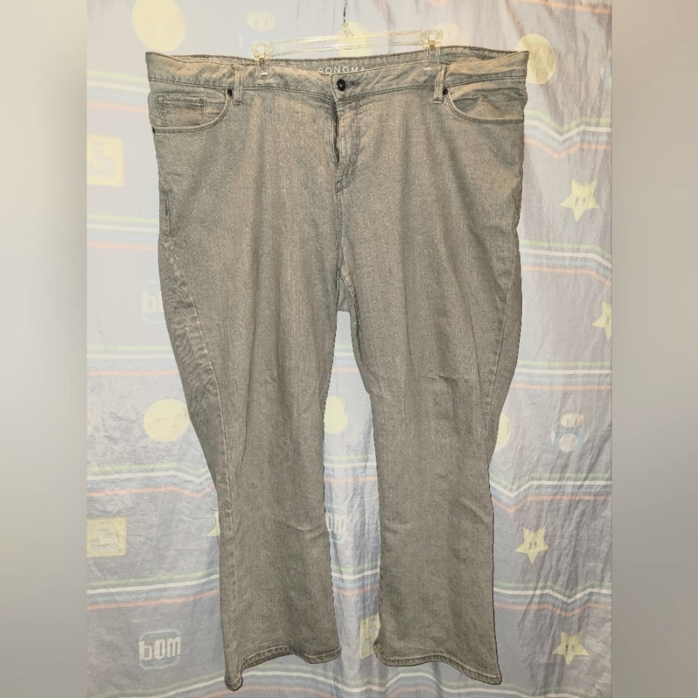 Gray Demi Bootcut Jeans